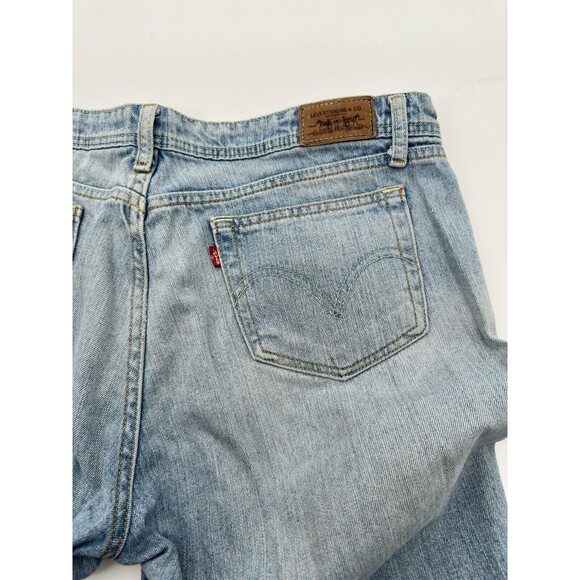Levis Women's Jeans 15M* 518 Super Low Bootcut  Faded Cotton Western - Picture 4 of 11